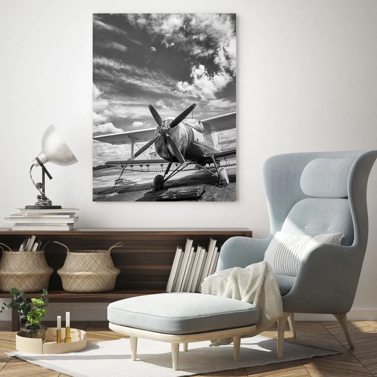 Quadro em vidro - Mal posso esperar! - 80x120 cm
