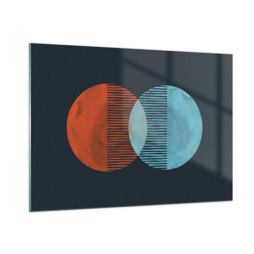 Quadro em vidro - Fantasia astronómica - 100x70 cm