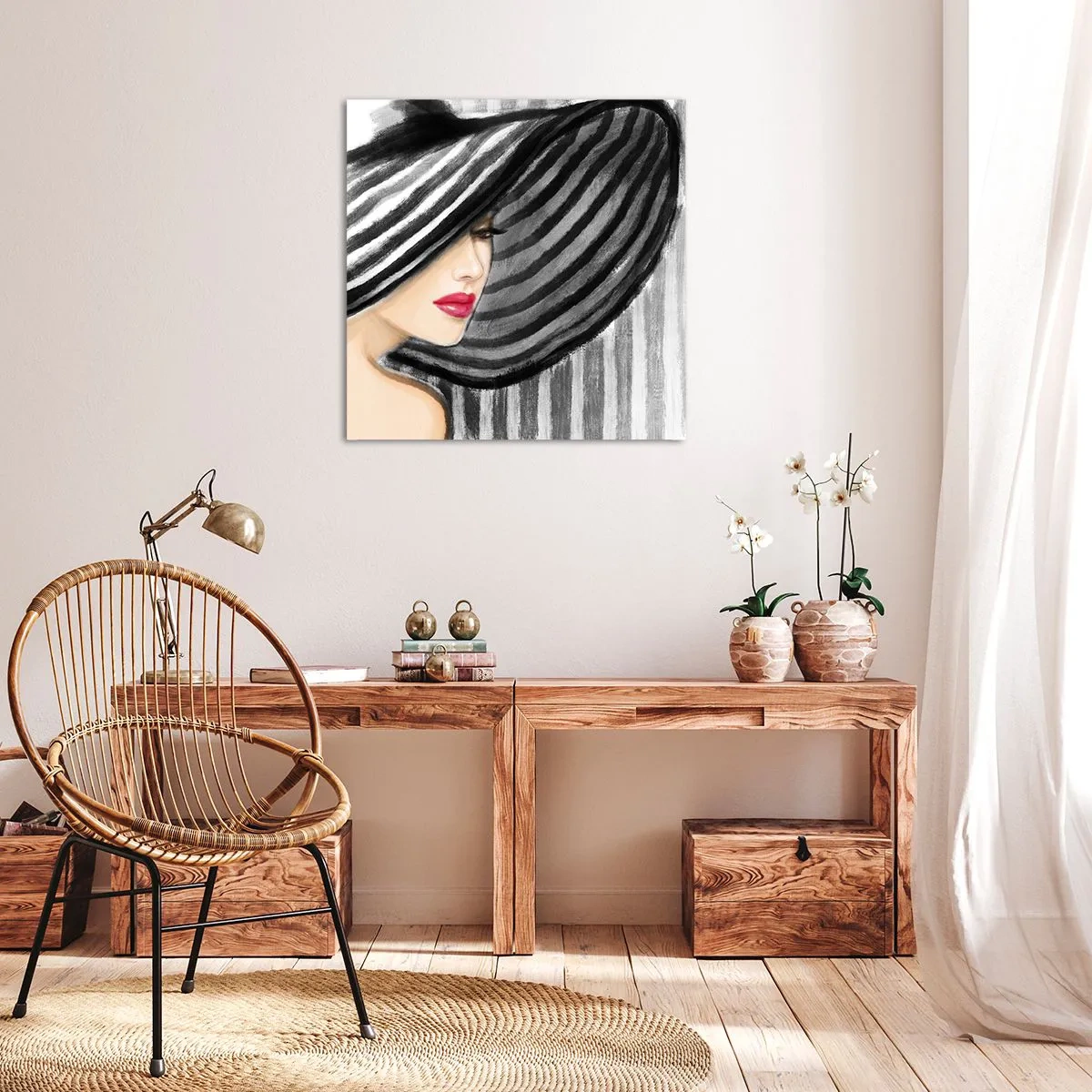 Quadro em tela - Onde encontrar-te? - 30x30 cm