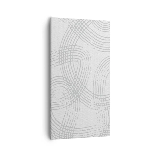 Quadro em tela - Não existe caminho reto - 55x100 cm