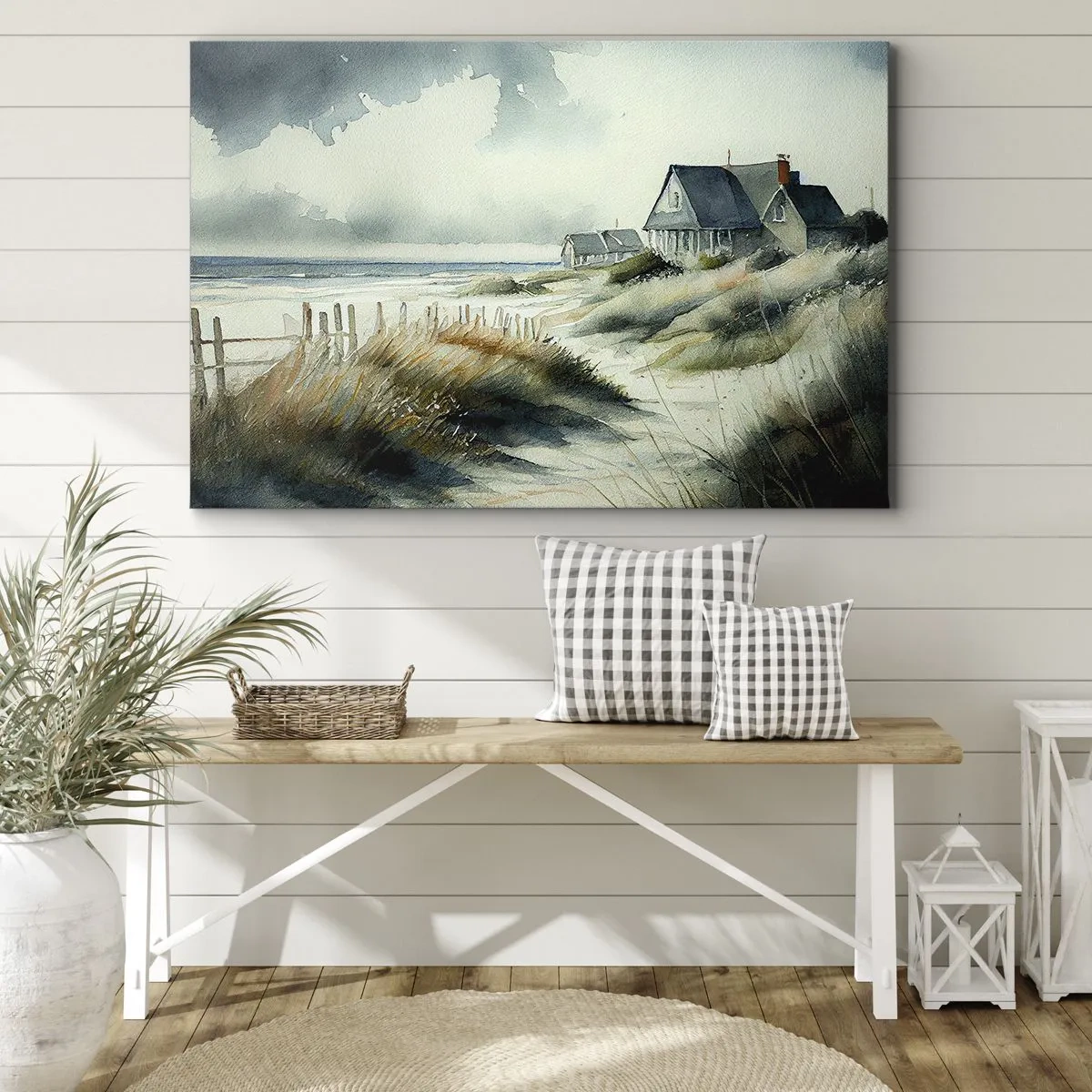 Quadro em tela - Longe da agitação - 70x50 cm