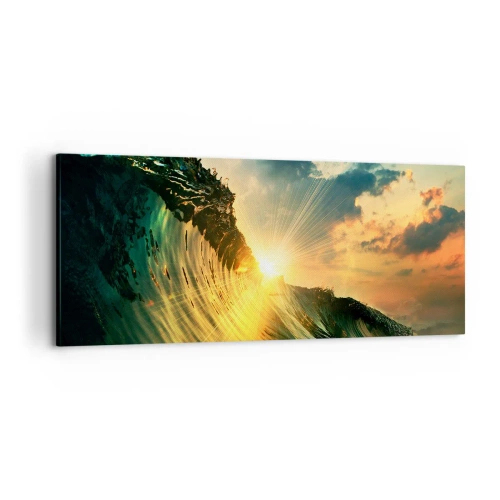 Quadro em tela - Surfer, onde está? - 120x50 cm