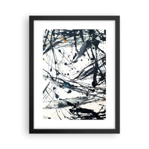 Pôster com moldura preta - Com ou sem sentido? - 30x40 cm