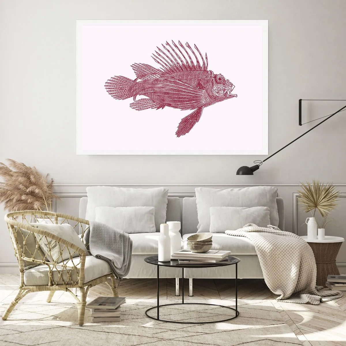 Pôster - Um habitante de águas exóticas - 100x70 cm