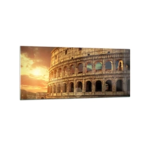 Quadro em vidro - Monumento colossal - 120x50 cm
