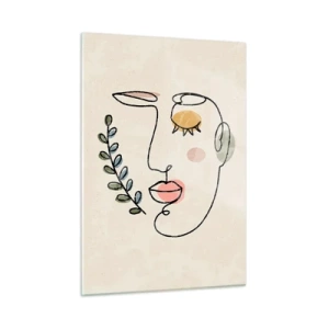 Quadro em vidro - Paz encontrada - 50x70 cm