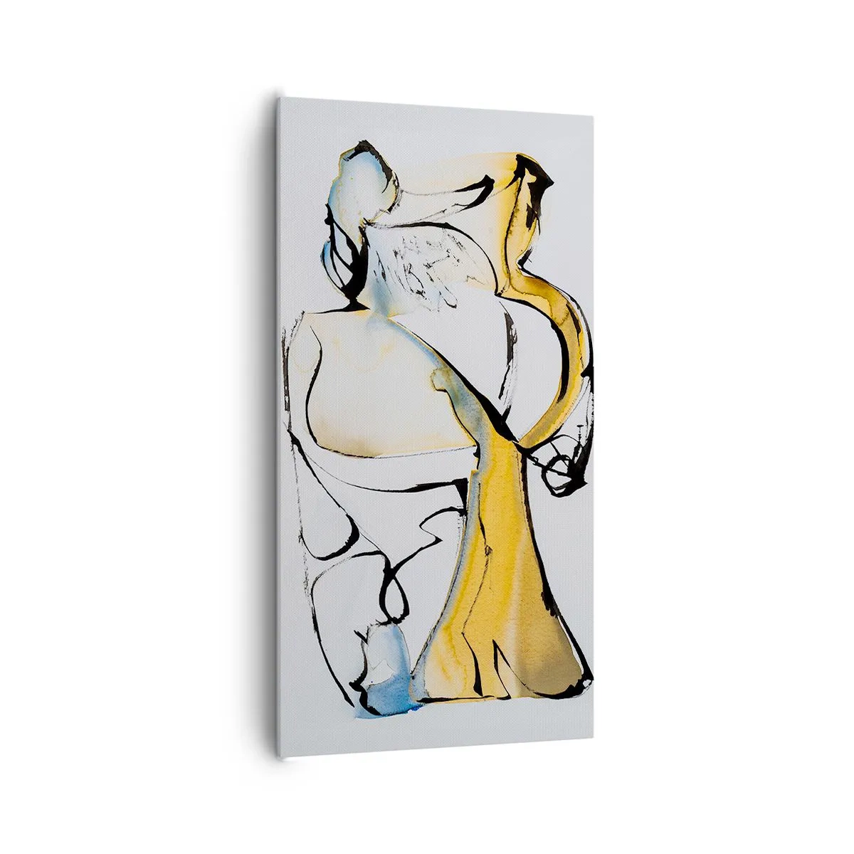 Quadro em tela - Abstração de vidro - 65x120 cm