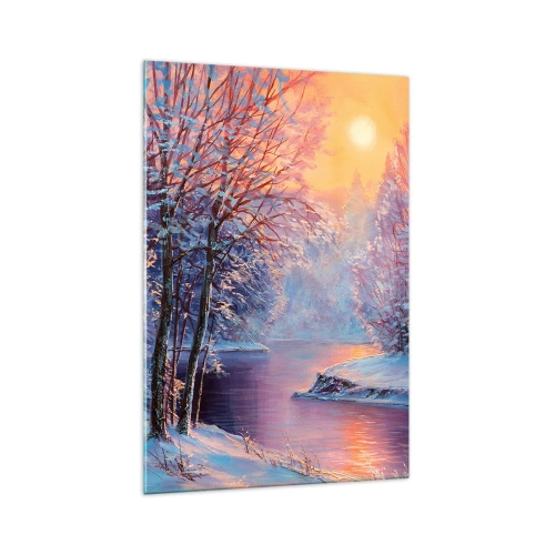 Quadro em vidro - Cores do inverno - 70x100 cm