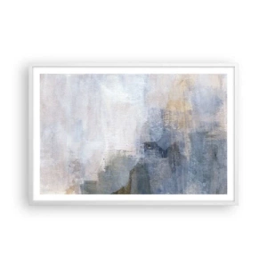 Pôster em moldura branca - Tons e acordes das cores - 91x61 cm