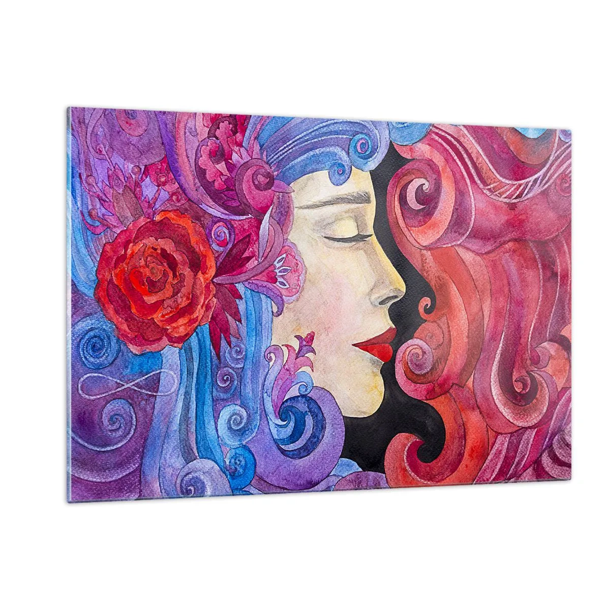 Quadro em vidro - Secessão ainda viva - 120x80 cm