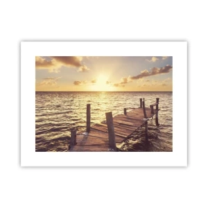 Pôster - A terra dourada da gentileza - 40x30 cm