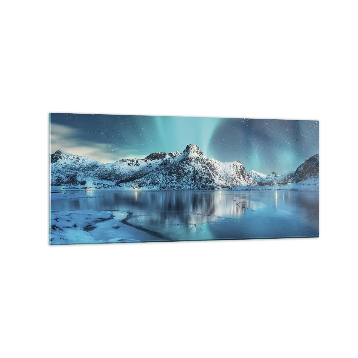 Quadro em vidro - Noite de Luz - 120x50 cm