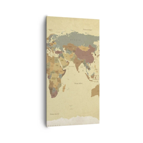 Quadro em tela - Para ti - o mundo todo - 65x120 cm