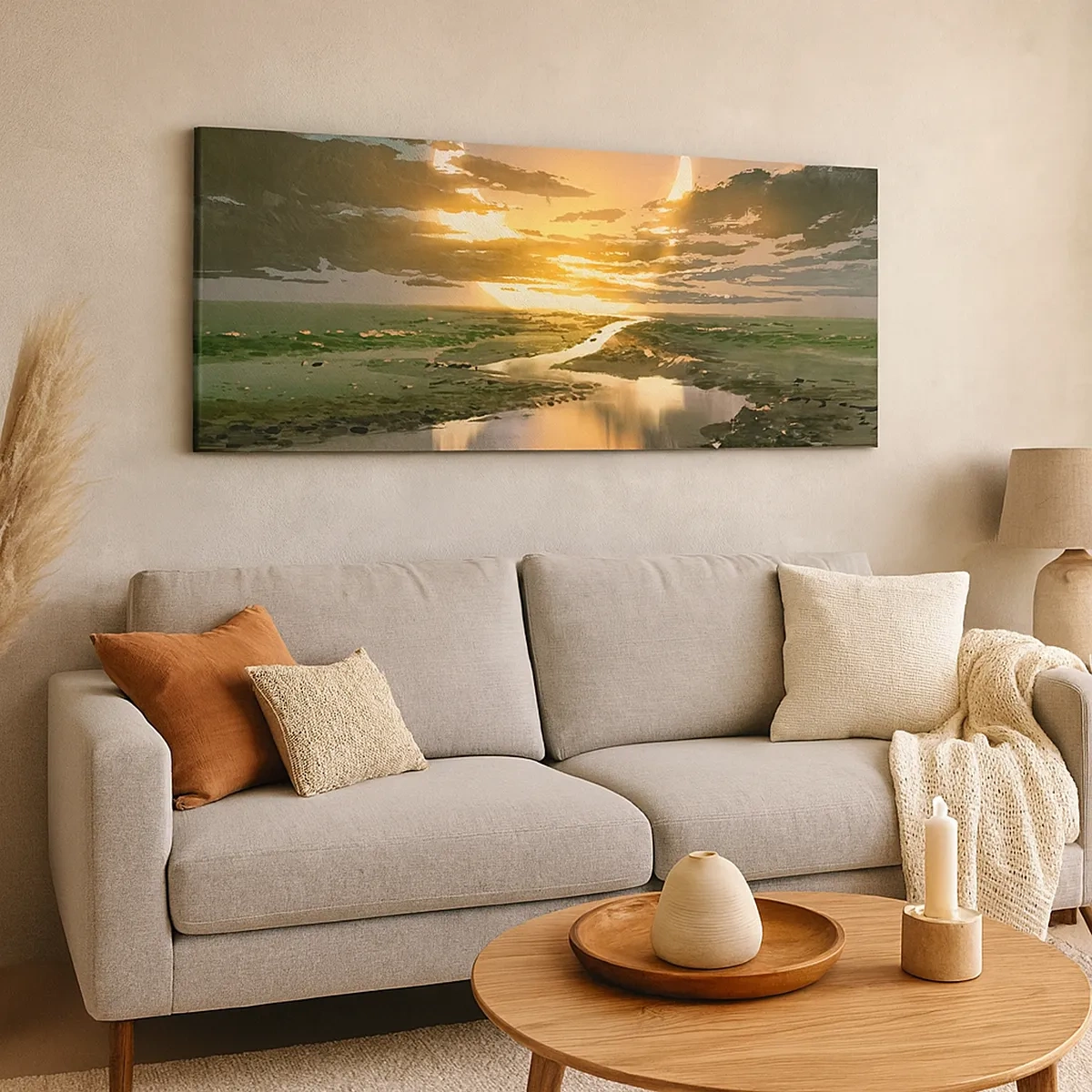 Quadro em tela - Algures numa galáxia muito, muito distante - 30x30 cm