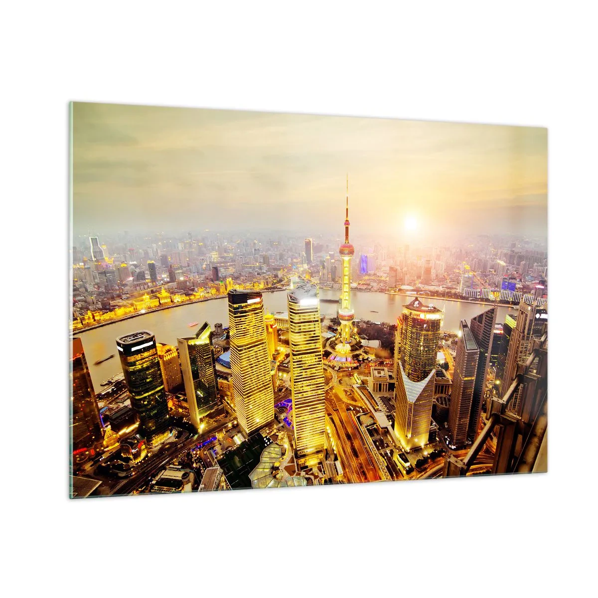 Quadro em vidro - Sonho asiático - 100x70 cm
