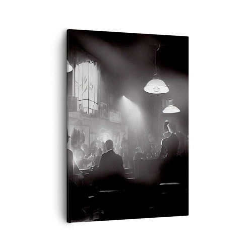 Quadro em tela - Em uma atmosfera de jazz - 50x70 cm