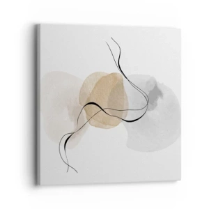 Quadro em tela - Contas ao vento - 30x30 cm