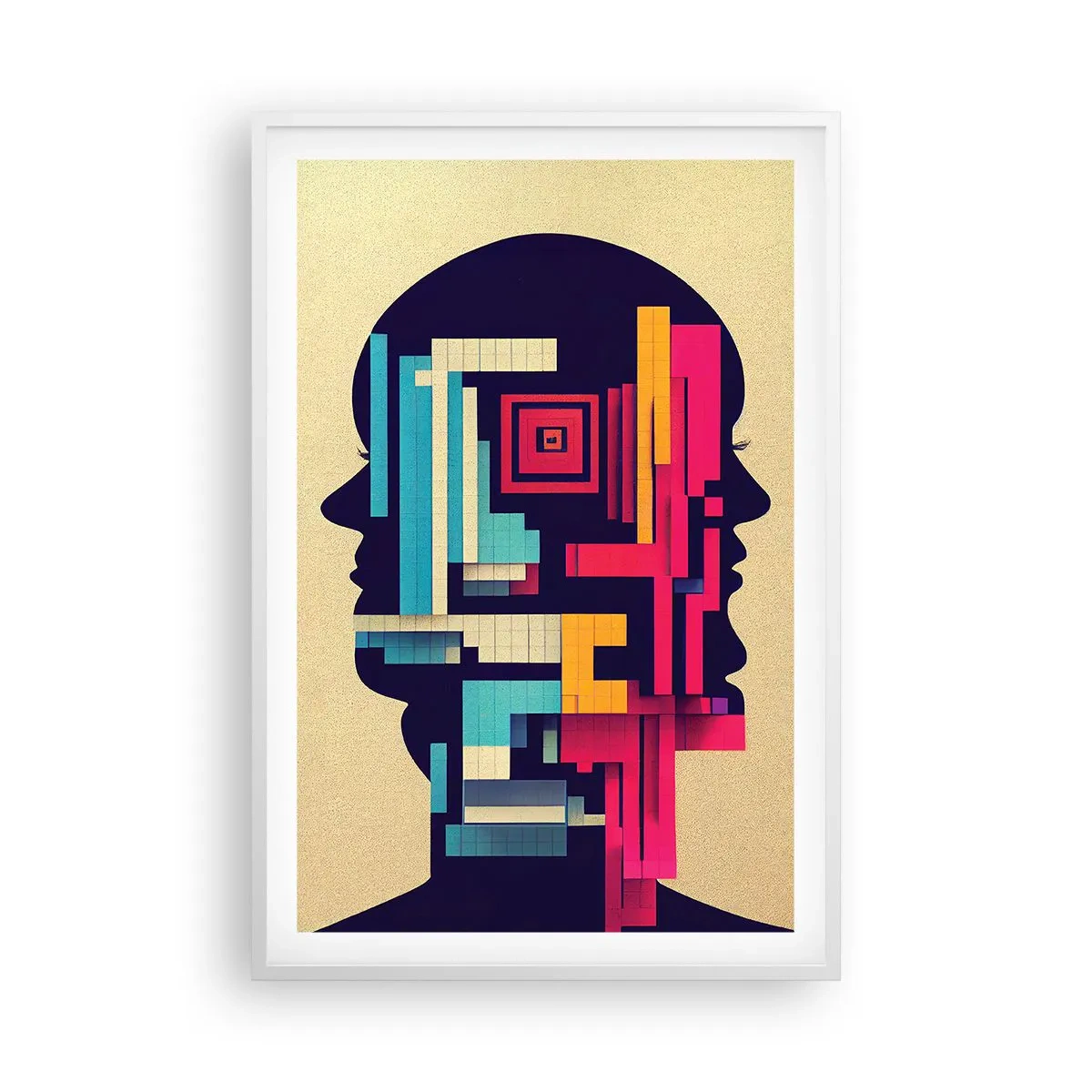 Pôster em moldura branca - Novos títulos - 61x91 cm