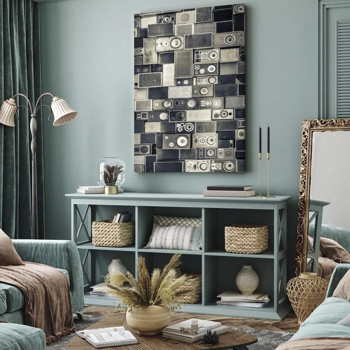 Quadro em tela - Está tudo bem - 45x80 cm