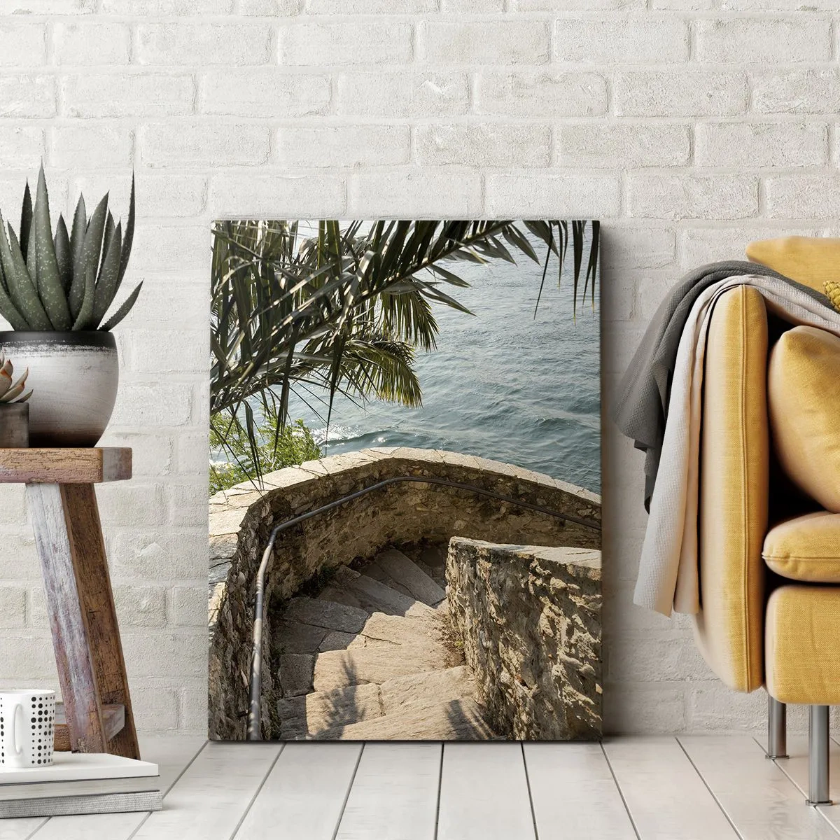 Quadro em tela - Sob o sol da Itália - 55x100 cm