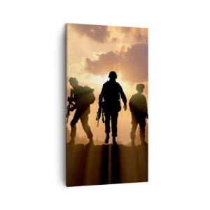 Quadro em tela - Brothers in arms - 45x80 cm