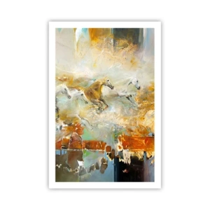 Pôster - A galope através da luz - 61x91 cm