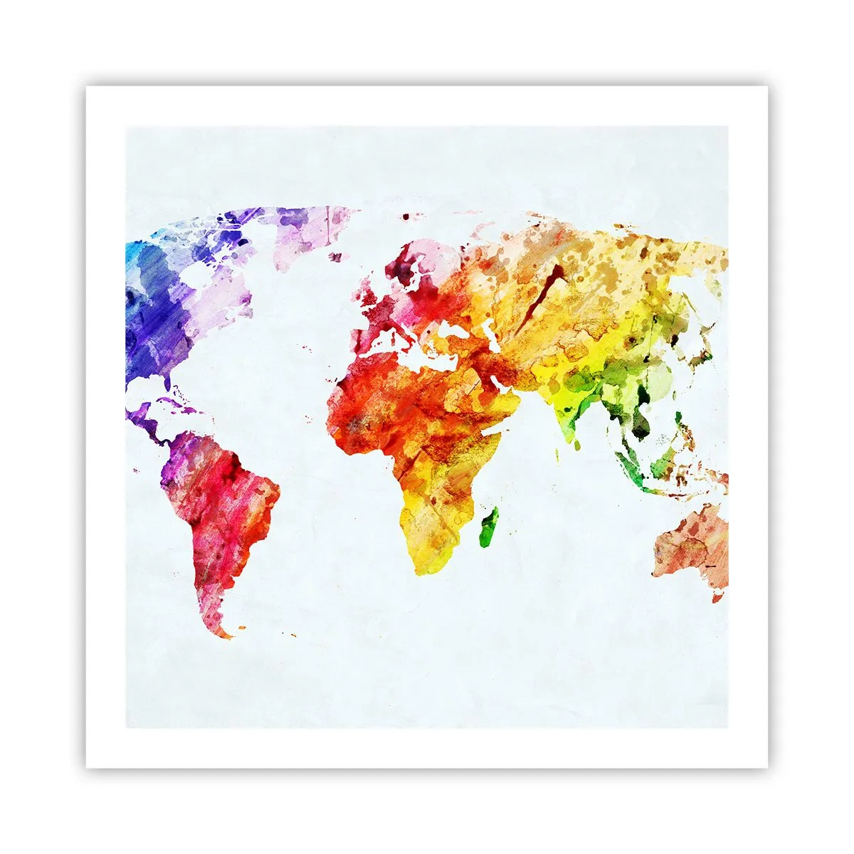 Pôster - Todas as cores do mundo - 60x60 cm