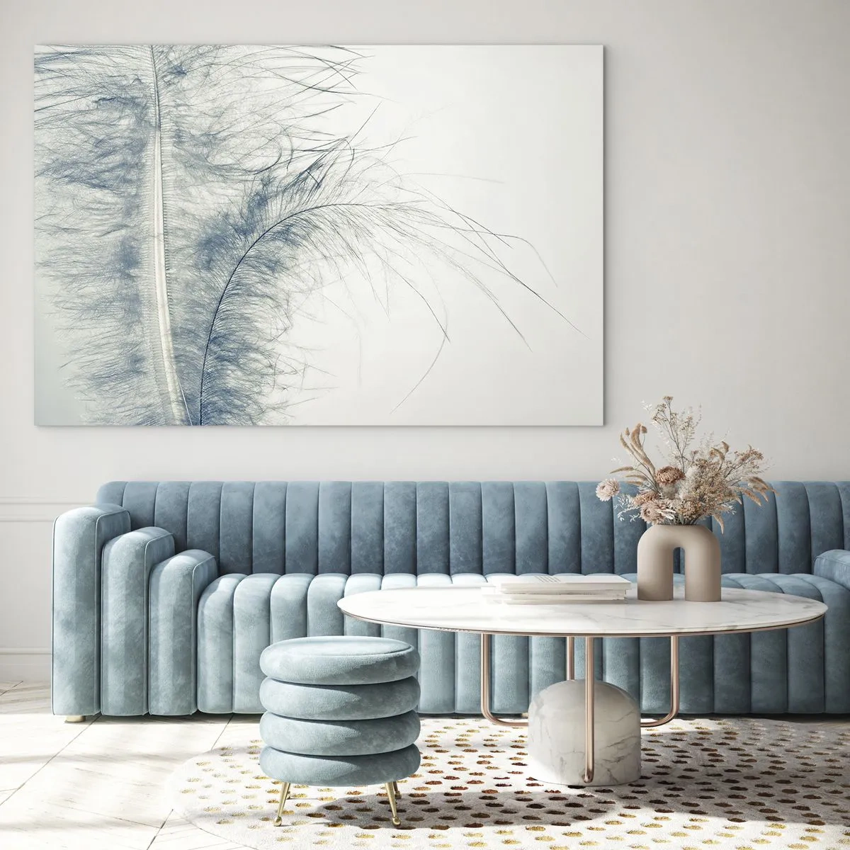 Quadro em vidro - O sussurro da natureza - 120x80 cm