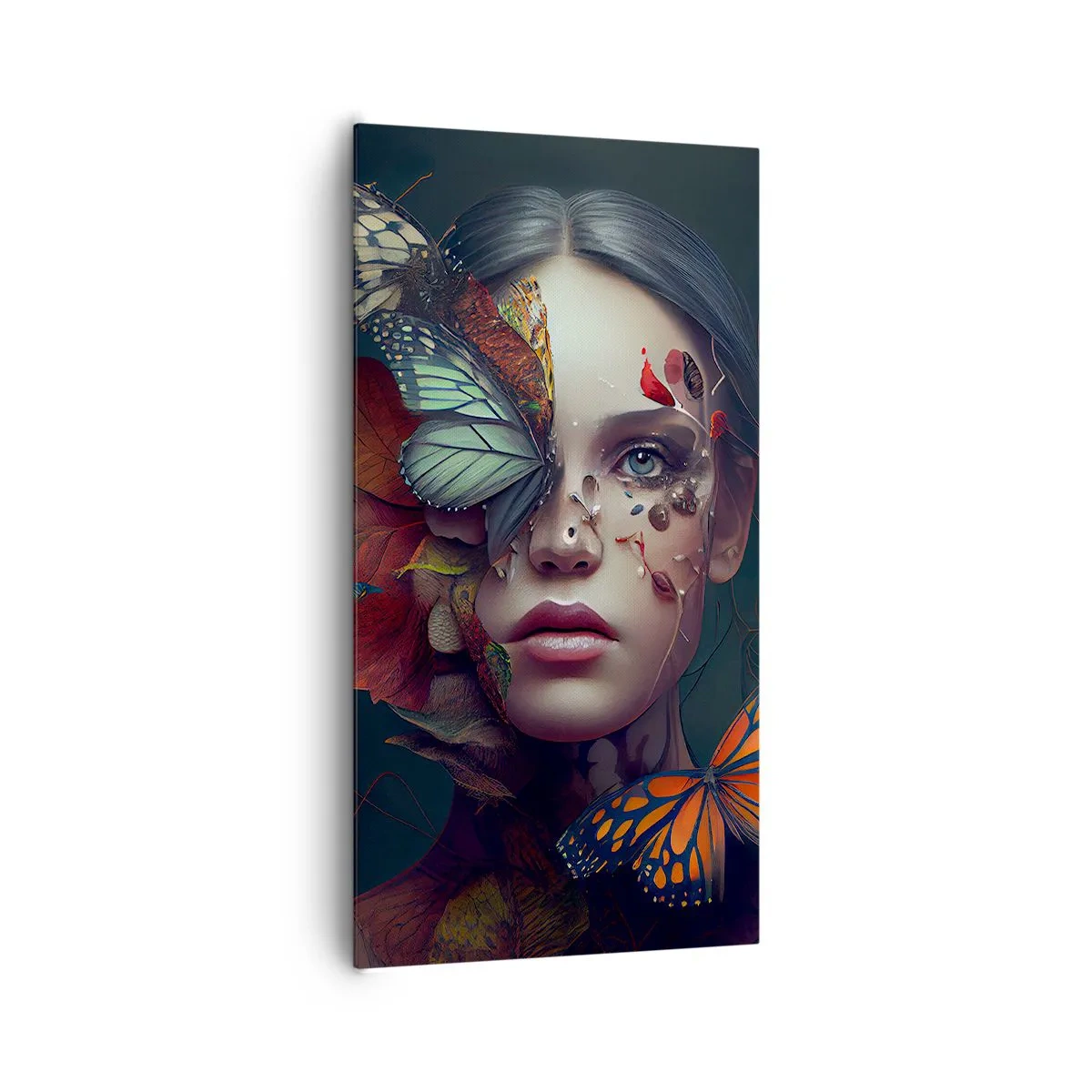 Quadro em tela - Uma metamorfose maravilhosa - 65x120 cm