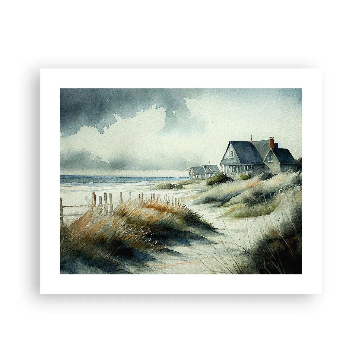 Pôster - Longe da agitação - 50x40 cm