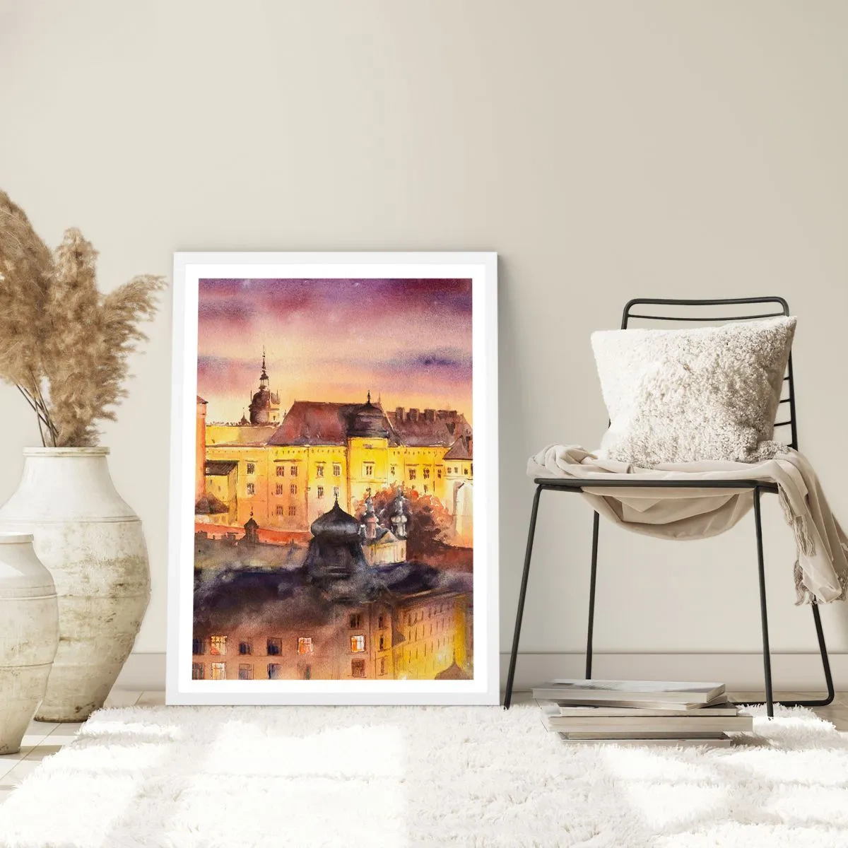 Pôster em moldura branca - História e conto de fadas - 50x70 cm