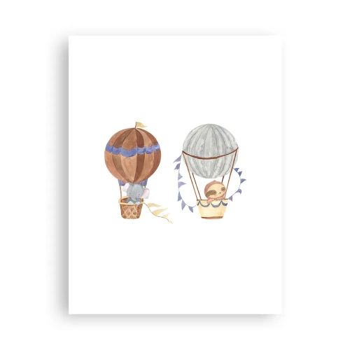 Pôster - Amigos em movimento - 30x40 cm