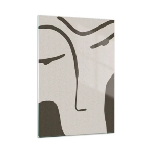 Quadro em vidro - Como uma pintura de Modigliani - 50x70 cm