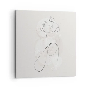 Quadro em tela - O espiral de beleza - 60x60 cm