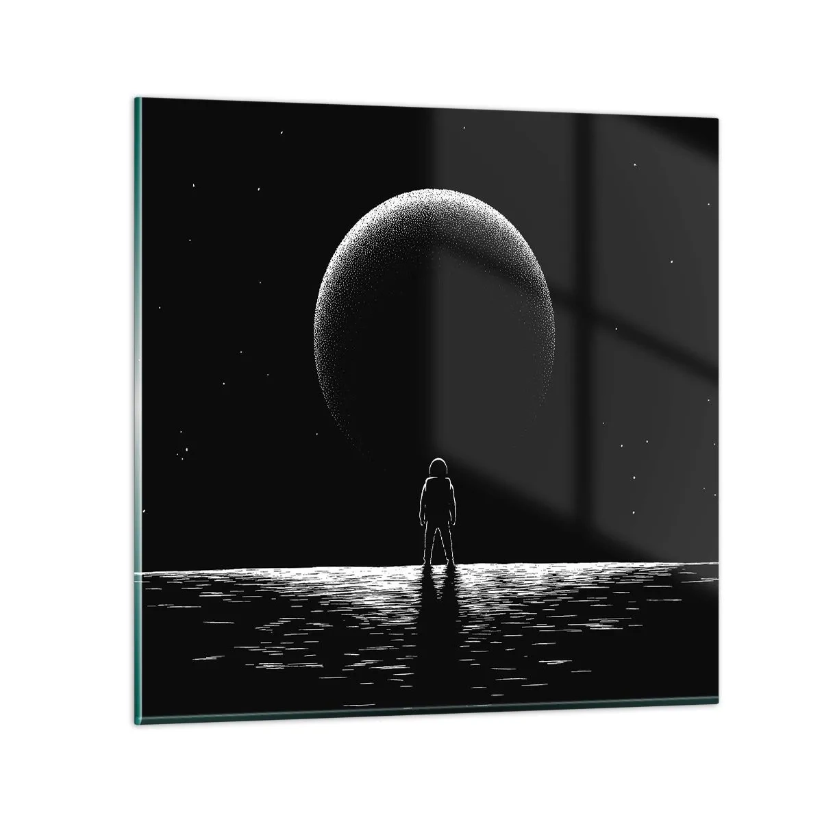 Quadro em vidro - Cara a cara - 40x40 cm