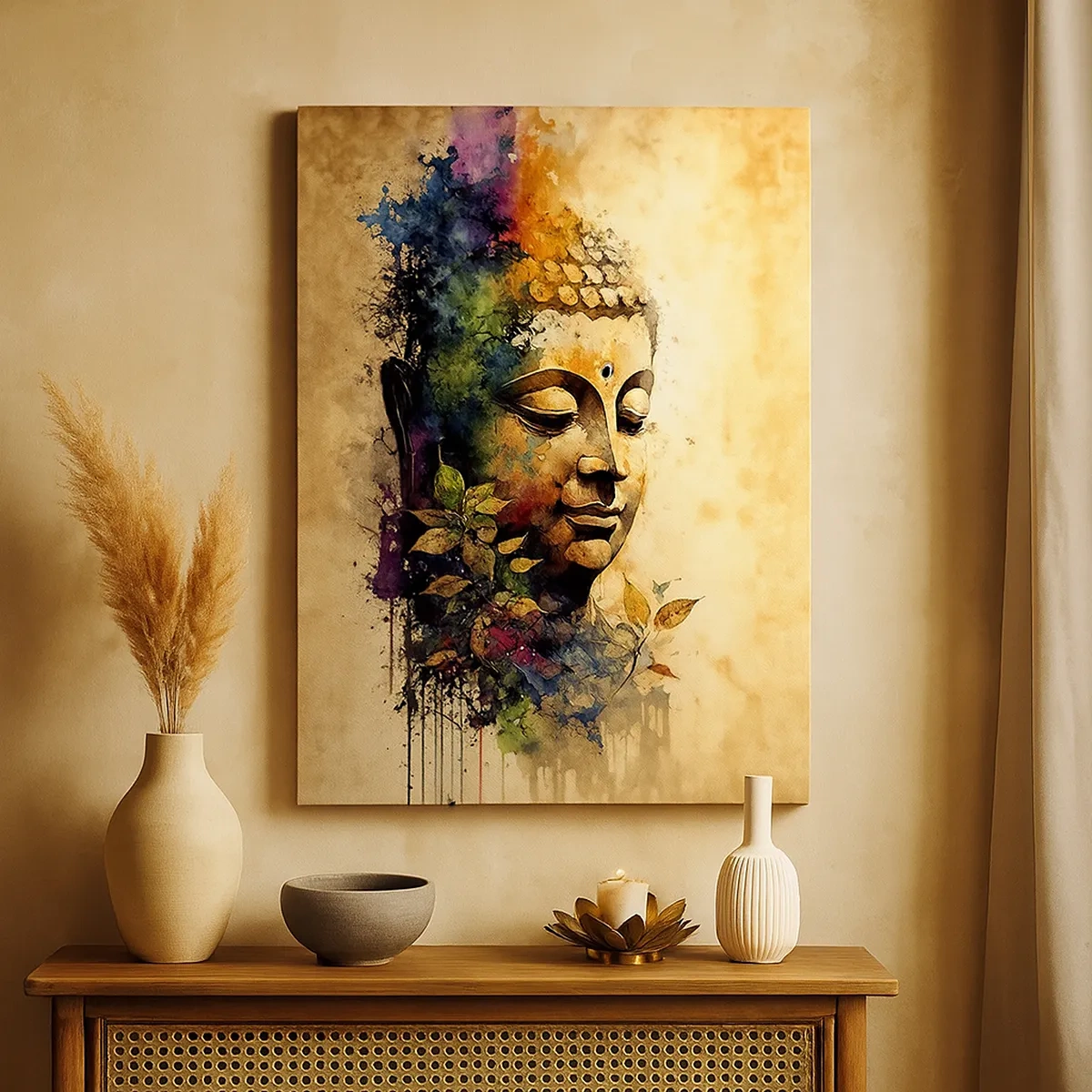 Quadro em tela - Namastê! - 50x70 cm