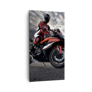 Quadro em tela - Cavaleiro das Trevas - 55x100 cm