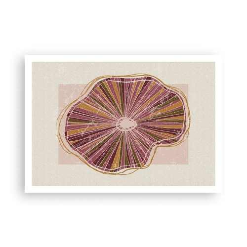 Pôster - Abstração radiante - 100x70 cm