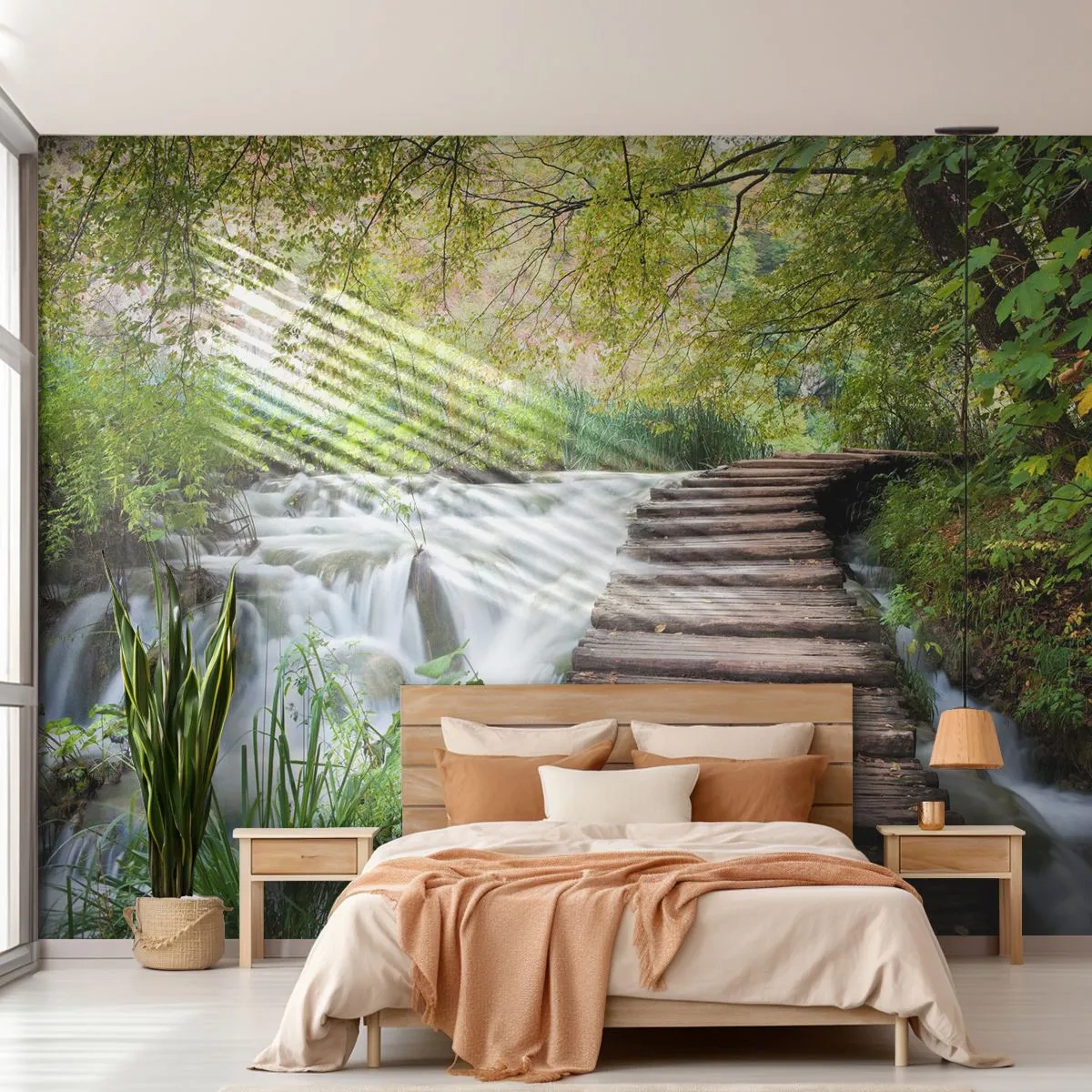 Papel de Parede Autocolante Deluxe Sticker - As aparências enganam - Paisagem, Croácia, Natureza - 250x175 cm