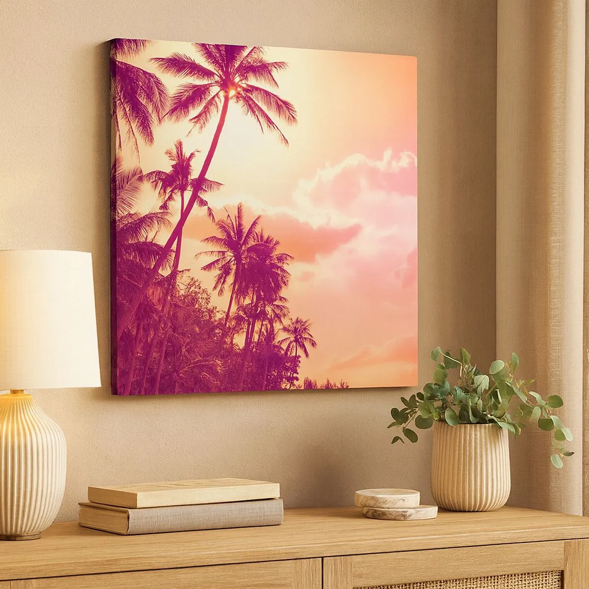 Quadro em tela - Tem que escolher - 30x30 cm