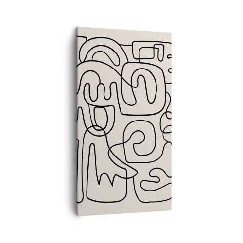 Quadro em tela - Na trilha - 45x80 cm