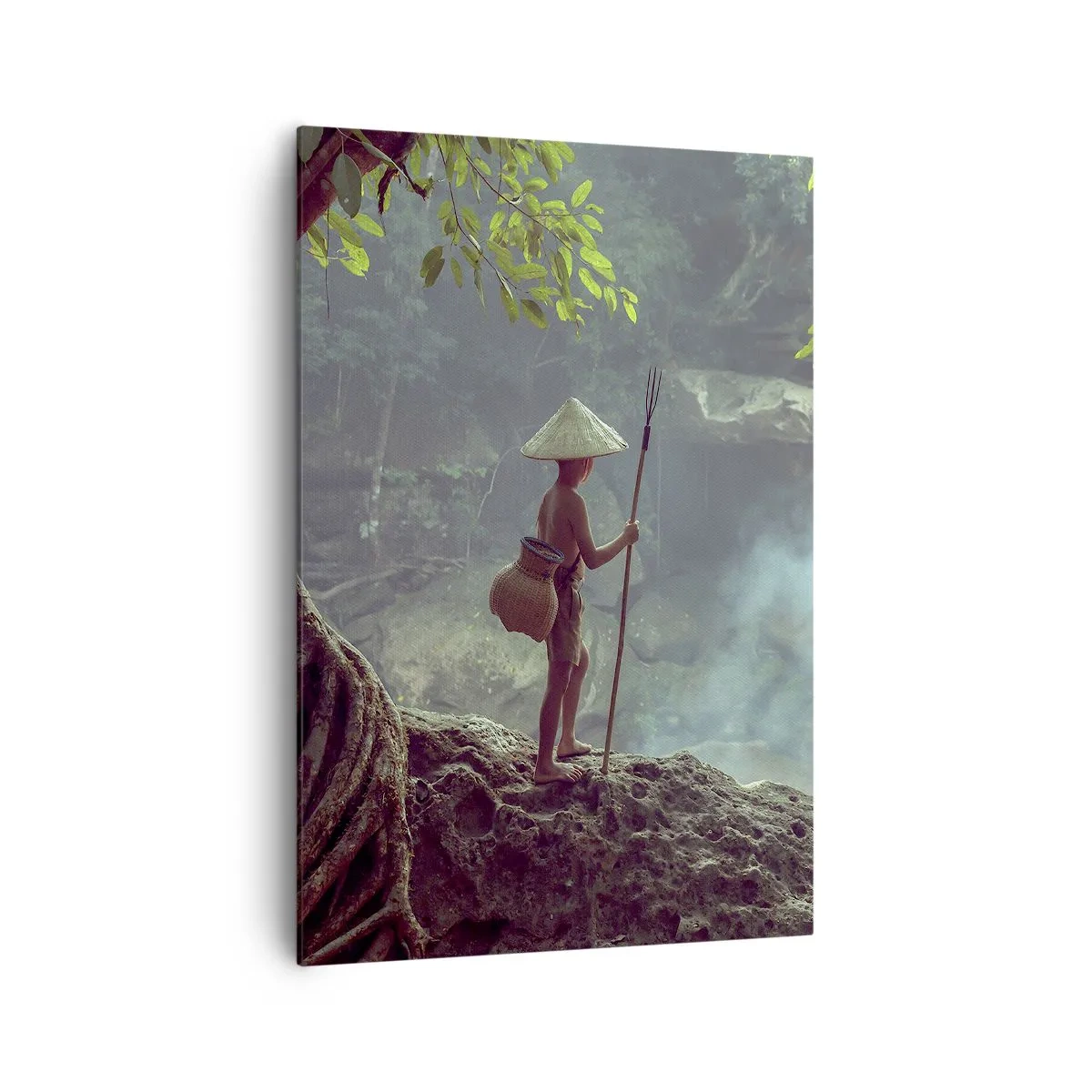 Quadro em tela - Amigo da natureza - 70x100 cm