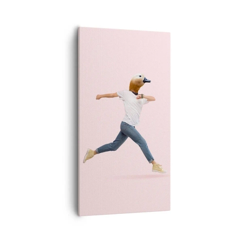 Quadro em tela - Uma pitada de absurdo - 55x100 cm