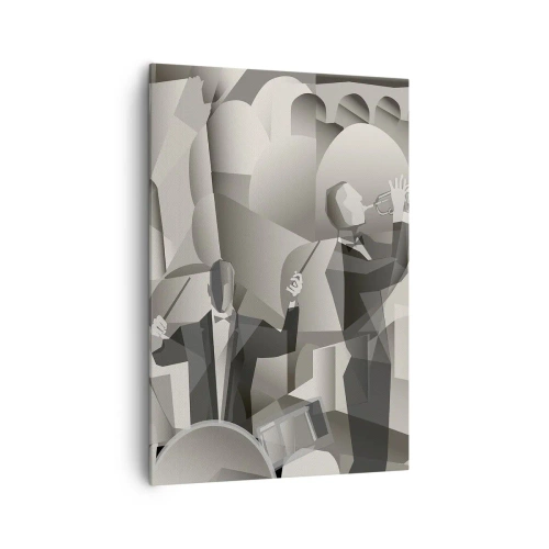 Quadro em tela - No espaço dos sons - 70x100 cm