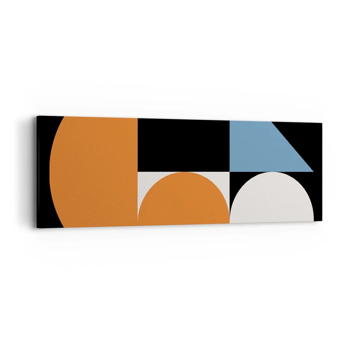 Quadro em tela - Disposição das figuras - 90x30 cm