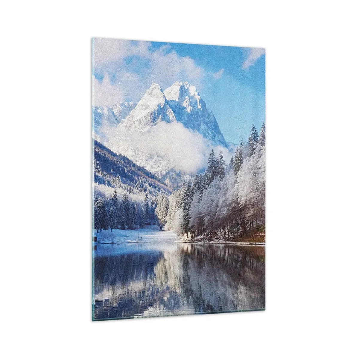 Quadro em vidro - Guarda de neve - 80x120 cm