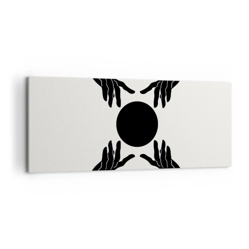 Quadro em tela - Sinal secreto - 100x40 cm
