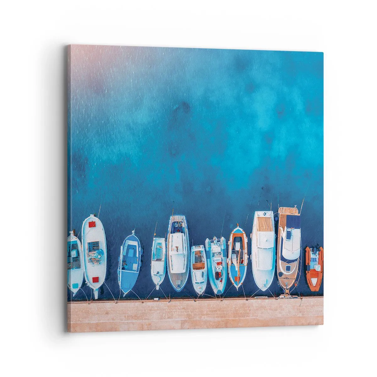 Quadro em tela - Em uma fileira - 70x70 cm