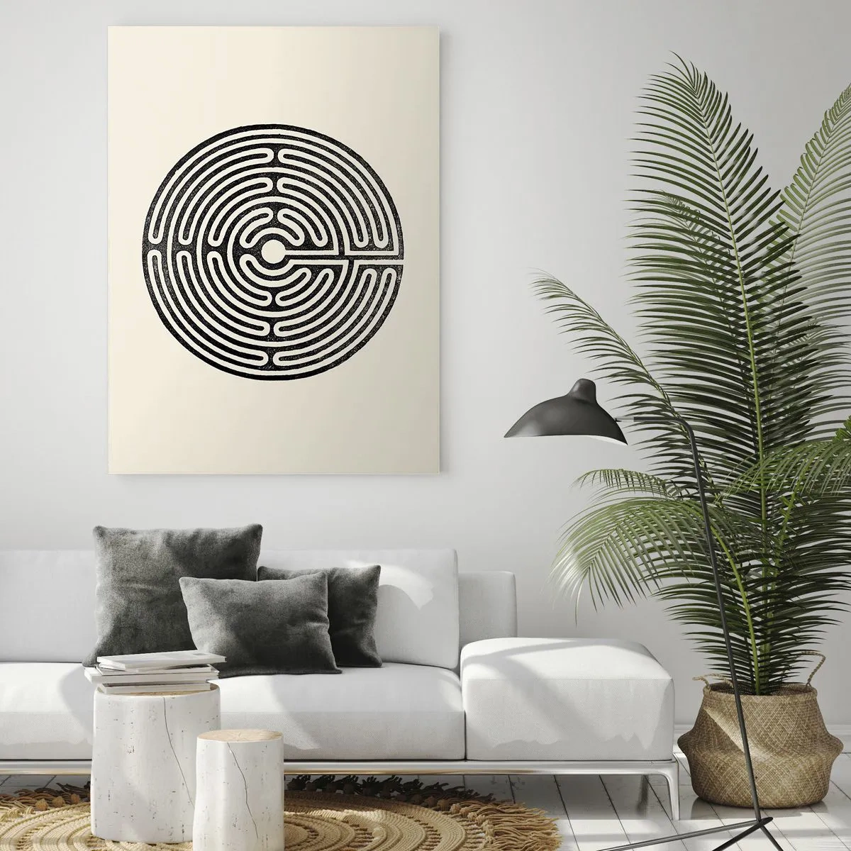 Quadro em vidro - Ordem misteriosa - 70x100 cm