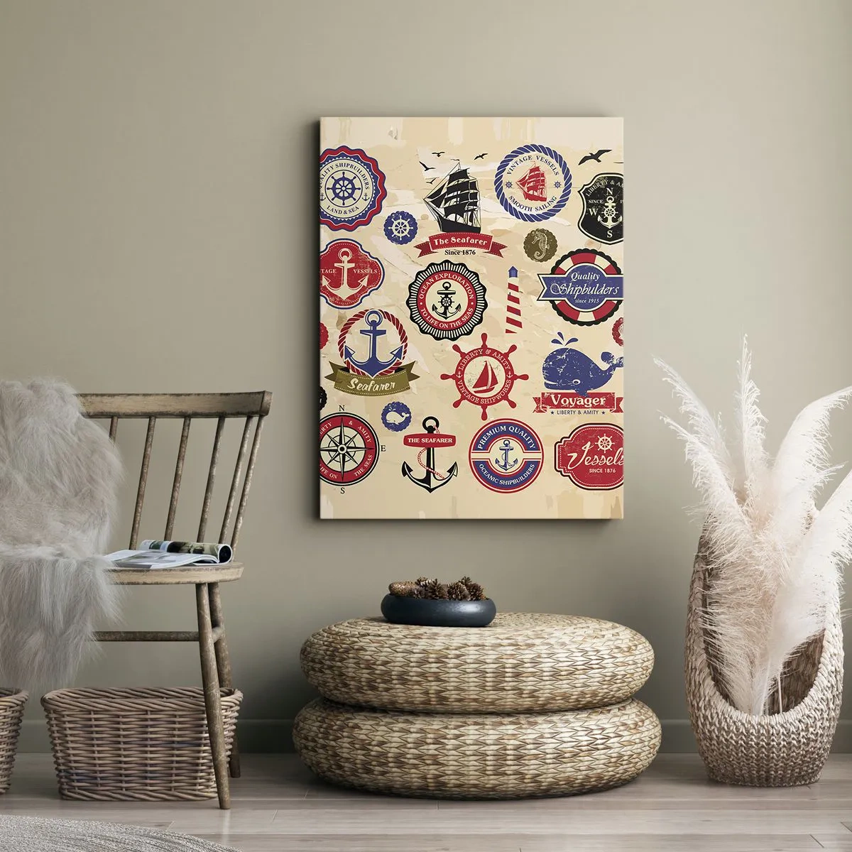 Quadro em tela - Irmandade da vela - 70x100 cm